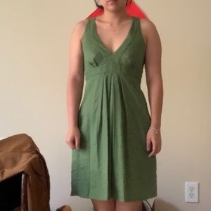 Vintage theory green dress sex and city vibes